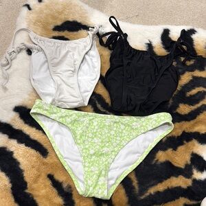 SET OF 3 SWIM BOTTOMS (L)